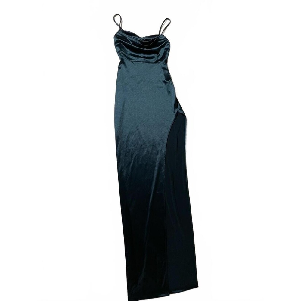 Dark‎ Romantic Windsor Hunter Black High High Slit Goth S